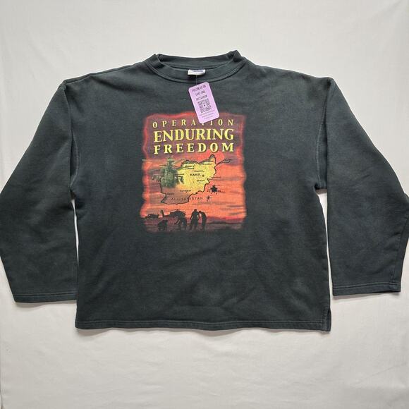 Viking Design Other - Operation Enduring Freedom Sweatshirt Large Black Afghanistan Military Pullover